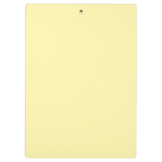 Beige Cream Plain Elegant Script Calligraphy Name Klembord (Achterkant)