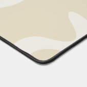 Beige Cream Simple Organic Pattern Comfort Bureaumat (Hoek)