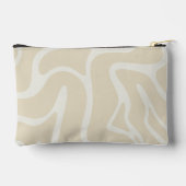 Beige Cream Simple Organic Pattern Etui (Achterkant)