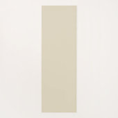 Beige Cream Simple Organic Pattern Yogamat (Achterkant)
