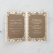Beige Crème Ikat All in One Sikh Huwelijk (Binnen)