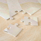 Beige Crème Wervel Legpuzzel (Zijkant)
