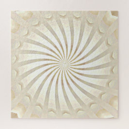 Beige Crème Wervel Legpuzzel