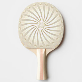 Beige Crème Wervel Pingpongbat Tafeltennisbatje