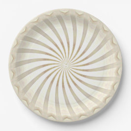 Beige Crème Wervelend Papieren Bord