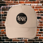 Beige Custom Logo Business Company Medewerkers Trucker Pet<br><div class="desc">Voel je vrij om te personaliseren en aan te passen deze beige aangepaste logo business bedrijf werknemer personeel trucker hoed. Bewerkingsopties zijn beschikbaar.</div>
