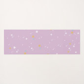 Beige | Cute Rainbow Unicorn Pattern Kinder Yoga M Yogamat (Achterkant (horizontaal))