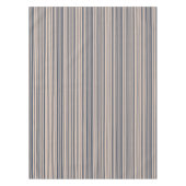 Beige/Deep Blue Stylish Stripe Pattern Tafelkleed (Voorkant)