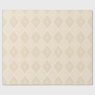 Beige diamant modern Scandinavisch minimalistisch Cadeaupapier