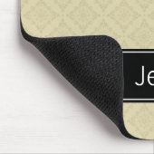 Beige Diamonds Pattern Modern Professional Muismat (Hoek)