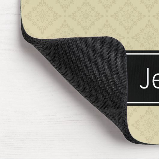 Beige Diamonds Pattern Modern Professional Muismat (Hoek)