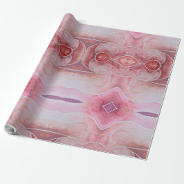 Beige Earth Toned Diamond Waterverf met de hand ge Cadeaupapier