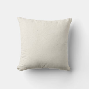 Beige Ecru Solid Pillow Kussen