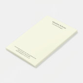 Beige Eenvoudig Eenvoudig Professioneel Modern Min Post-it® Notes (Schuin)