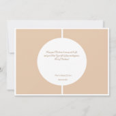 Beige Eenvoudige Collage Kerstmis Fotokaart Bedankkaart (Achterkant)