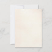 Beige eenvoudige mode foto verjaardag kaart (Achterkant)