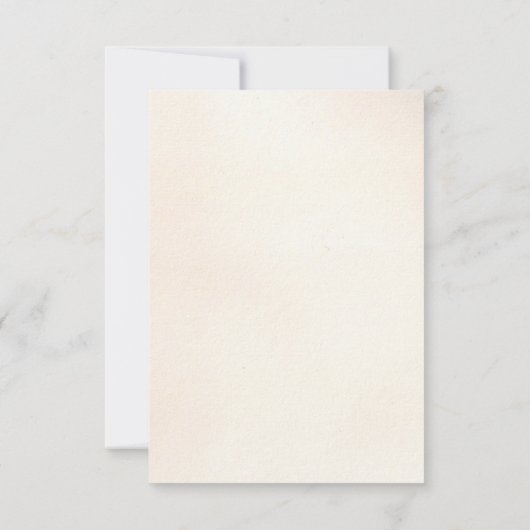 Beige eenvoudige mode foto verjaardag kaart (Achterkant)