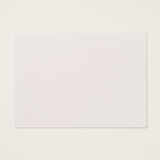 Beige Eenvoudige Waterverf Floral Cadeaubon Visitekaartje (Achterkant)