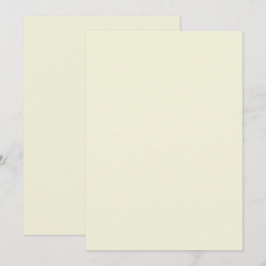 Beige effen kleur platte uitnodigingen aankondigin