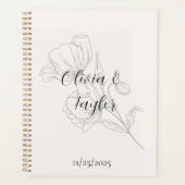 Beige Elegance Bruiloft Planner (Voorkant)