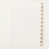 Beige Elegance Bruiloft Planner (Achterkant)