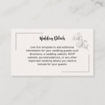 Beige Elegance Envelopkaarten