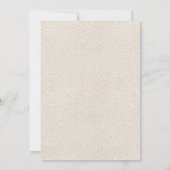 Beige Elegance Kant bruiloft uitnodiging (Achterkant)
