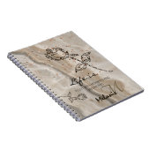 Beige Elegant Notitieboek (Rechterzijde)