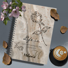 Beige Elegant Notitieboek