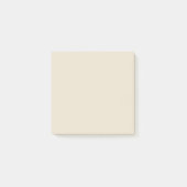 Beige Elegant Stationery Post-it® Notes (Voorkant)