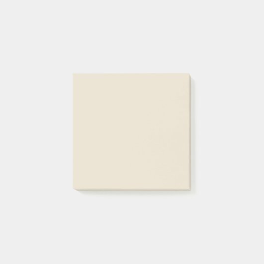 Beige Elegant Stationery Post-it® Notes (Voorkant)