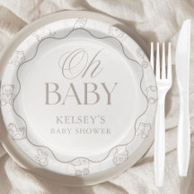 Beige Elegante Oh Baby Geslachtsneutrale Babyborre