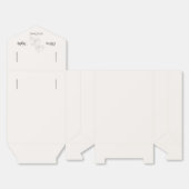 Beige Elegantie Trouw Favor Dozen Bedankdoosjes (Ongevouwen)