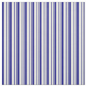 Beige en Blauw gekleurd Striped/Lined Pattern Stof (Swatch)