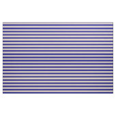 Beige en Blue Colored Lined Pattern Stof (Yard (91,4 cm))