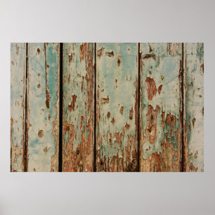 Beige en bruine houten plaat poster