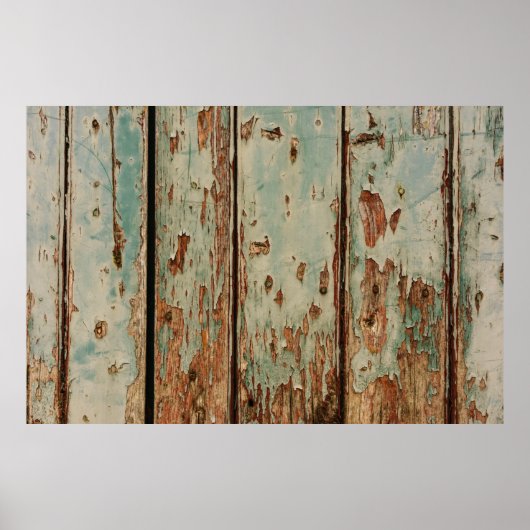 Beige en bruine houten plaat poster (Voorkant)