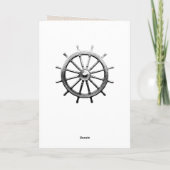 beige en bruine maanbeeld kaart (Achterkant)