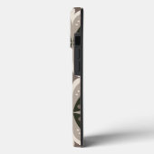 Beige en bruine retro cirkelvormen Case-Mate iPhone case (Achterkant / Links)