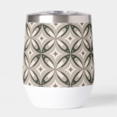 Beige en Bruine Retro ronde vormen (Voorkant)