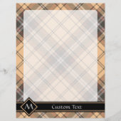 Beige en bruine Tartan (Voorkant)