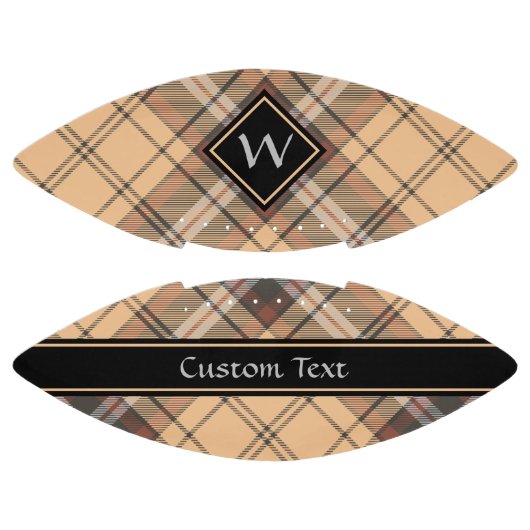 Beige en bruine Tartan American Football (Panelen)