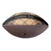 Beige en bruine Tartan American Football (Gedraaid 270)