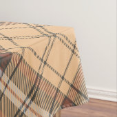 Beige en bruine Tartan Tafelkleed (Voorbeeld)