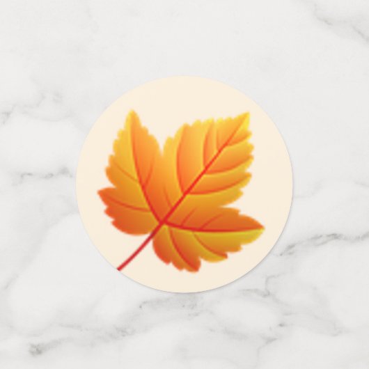 Beige en bruine Thanksgiving tafel Confetti (Kleine voorkant)