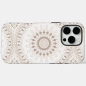 Beige en crème Mandala patroon Case-Mate iPhone Case (Achterkant (horizontaal))