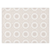 Beige en crème Mandala patroon Tafelkleed (Voorkant (Horizontaal))