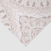 Beige en crème Mandala patroon Tissuepapier (Detail)