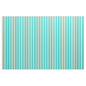 Beige en Dark Turquoise Lined/Striped Pattern Stof (Fat Quarter)