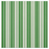 Beige en donkergroene strips stof (Swatch)